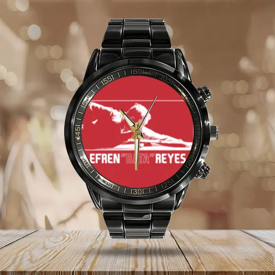 Discover Efren Bata Reyes Calendar Steel Band Watch