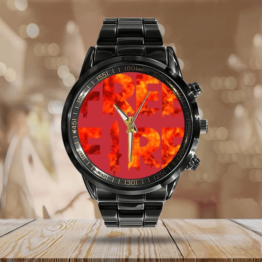 Discover Garena Free Fire Calendar Steel Band Watch
