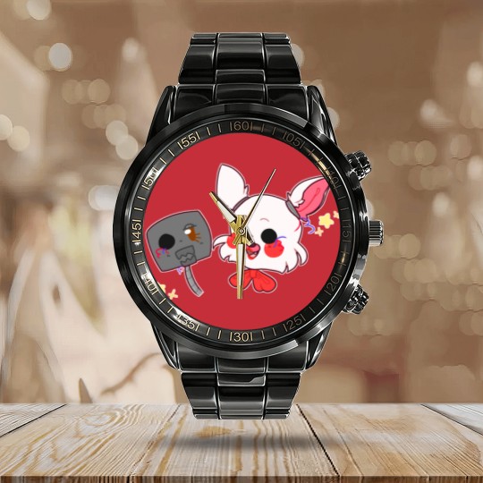 Discover Toony Mangle - Fnaf - Calendar Steel Band Watch