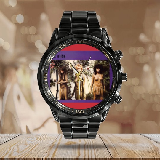 Discover The Slits Calendar Steel Band Watch