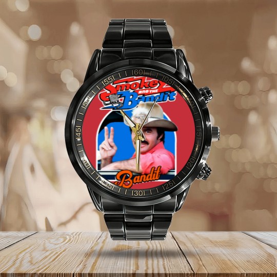 Discover Movie Smokey And The Bandit Darville Burt Reynolds Calendar Steel Band Watch