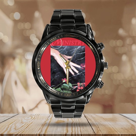 Discover MinistryWith Sympathy Calendar Steel Band Watch