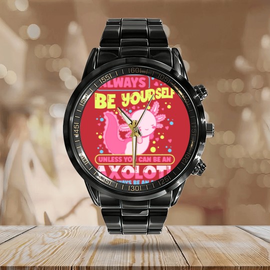 Discover Axolotl Axolotl 5 Calendar Steel Band Watch