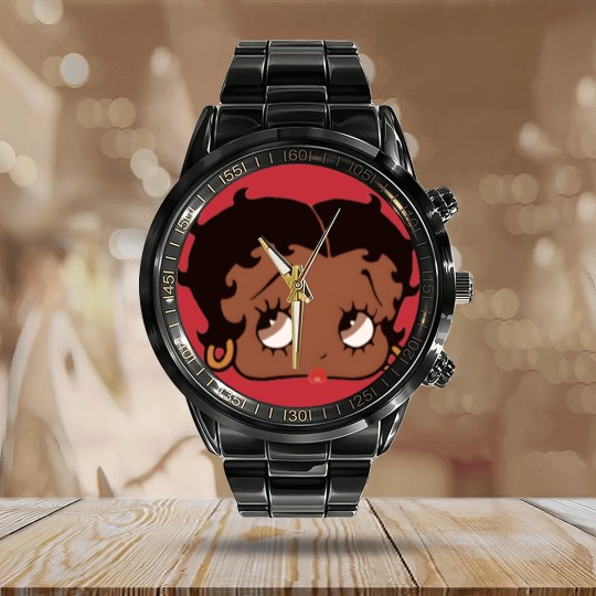 Discover Betty Boop Calendar Steel Band Watch