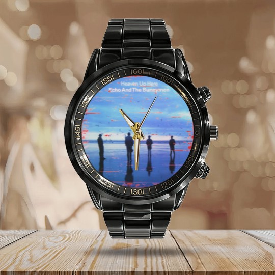 Discover The Killing Moon Echo  Art The Bunnymen Funny Gift Calendar Steel Band Watch