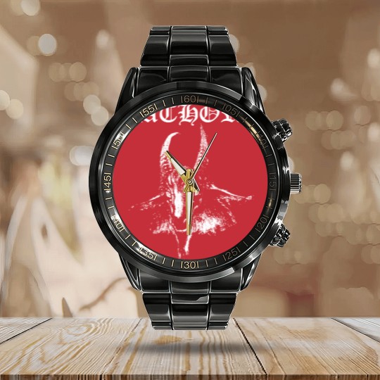Discover Bathory Goat Calendar Steel Band Watch