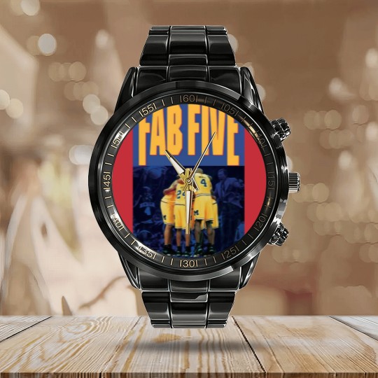 Discover The Fab Five - Fab Five - Calendar Steel Band Watch