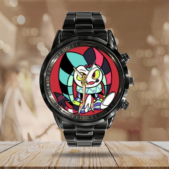 Discover Helluva boss - cute Fizzarolli Calendar Steel Band Watch