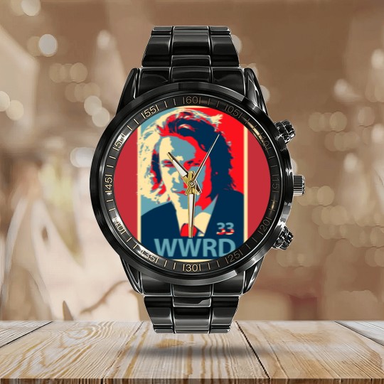 Discover What would Riggins do Calendar Steel Band Watch