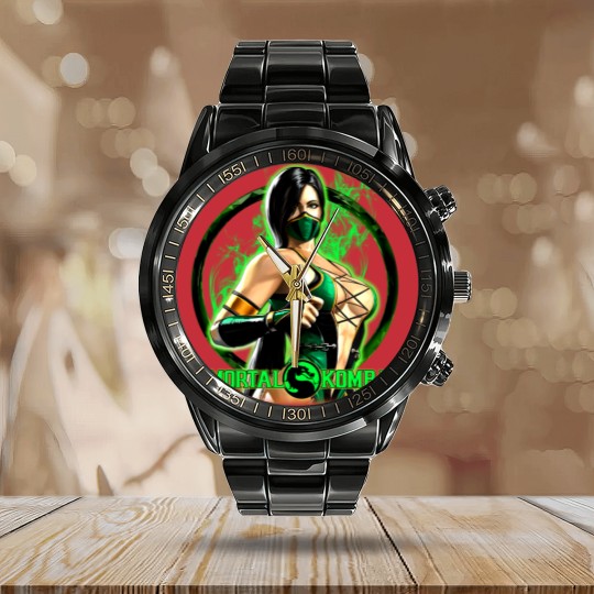 Discover Mortal Kombat Jade Calendar Steel Band Watch, Mortal Kombat Calendar Steel Band Watch Fan Gifts, Jade Calendar Steel Band Watch, Mortal Kombat Game Calendar Steel Band Watch