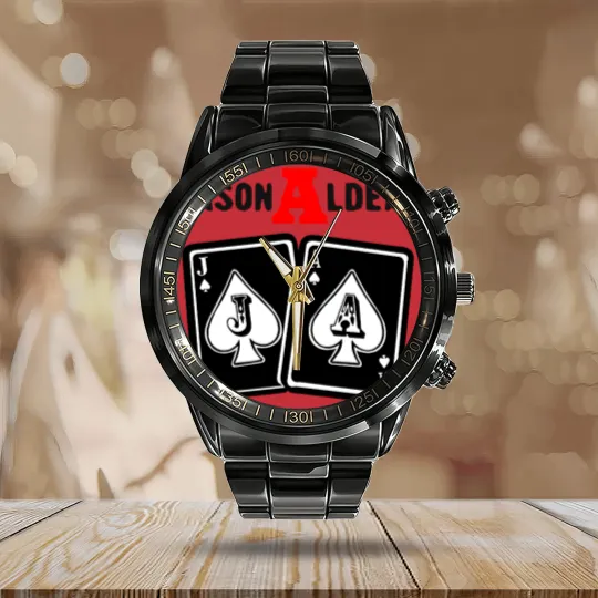 Discover Jason Aldean Calendar Steel Band Watch