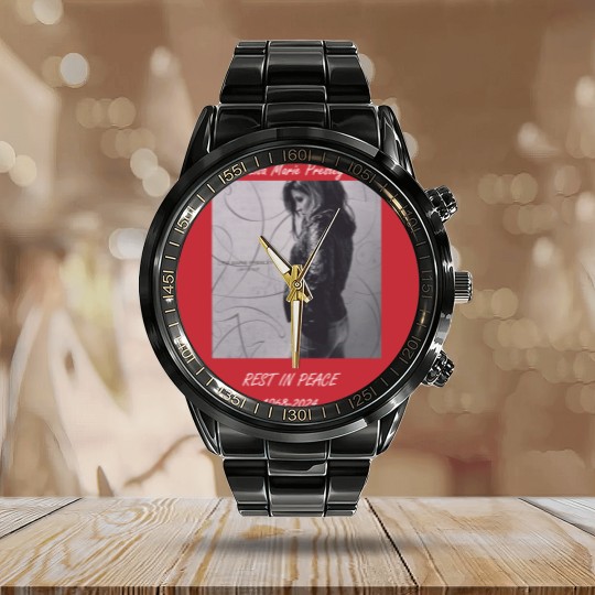 Discover RIP Lisa Marie Presley Calendar Steel Band Watch, Lisa Marie Presley 1968-2023 Calendar Steel Band Watch, RIP LMP Calendar Steel Band Watch, Lisa Marie Presley Calendar Steel Band Watch