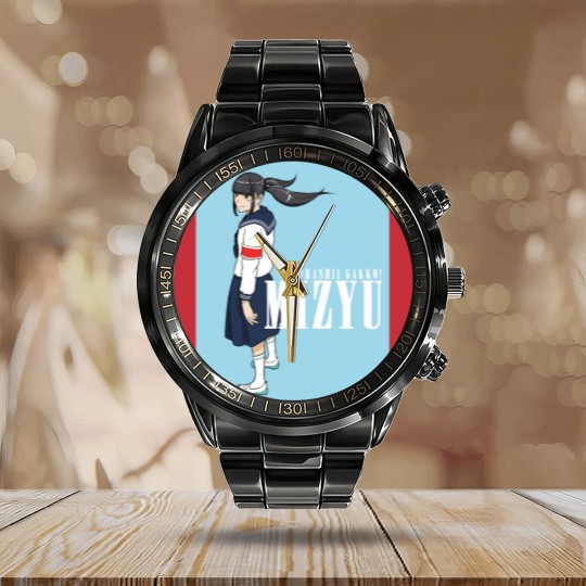 Discover Atarashii Gakko Mizyu Calendar Steel Band Watch