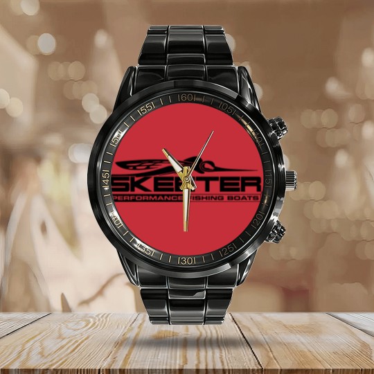 Discover Skeeter Boats Microfiber Performance Calendar Steel Band Watch