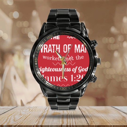 Discover For the wrath of man... Calendar Steel Band Watch
