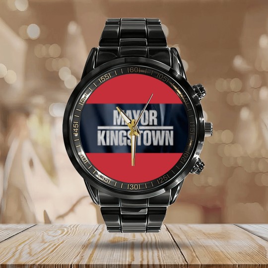 Discover Mayor Of Kingstown Calendar Steel Band Watch
