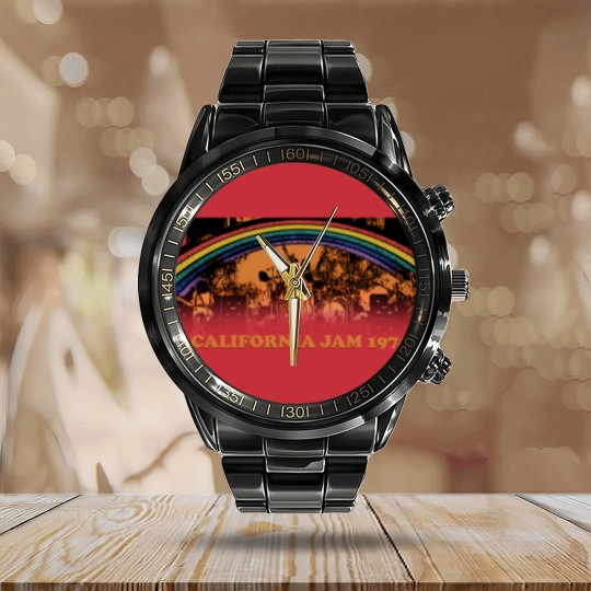Discover Sabbat Cal Jam 74 Cap Calendar Steel Band Watch