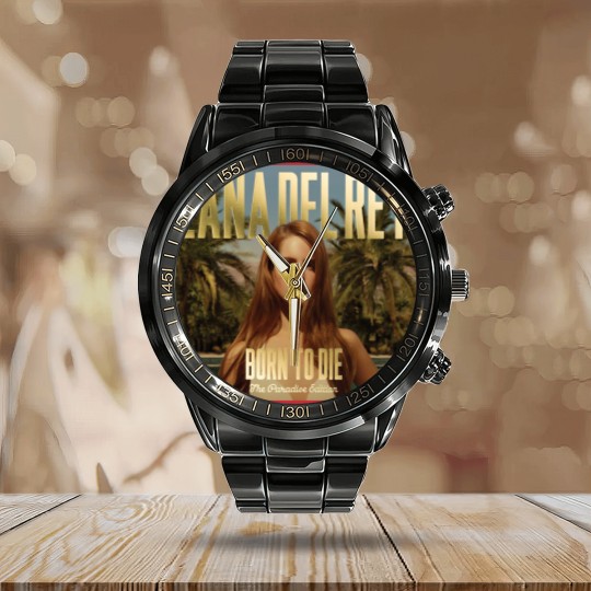 Discover Lana Del Rey - Born to Die - The Paradise Edition Calendar Steel Band Watch