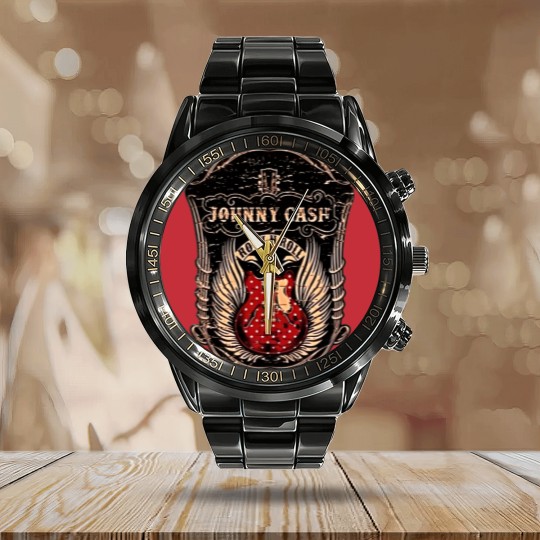 Discover Johnny Cash Calendar Steel Band Watch. Johnny Cash Mugshot