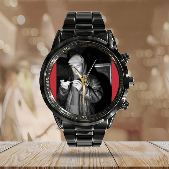 Discover Nas Calendar Steel Band Watch Hip Hop Vintage Calendar Steel Band Watch