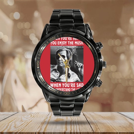 Discover George Jones Retro George Calendar Steel Band Watch