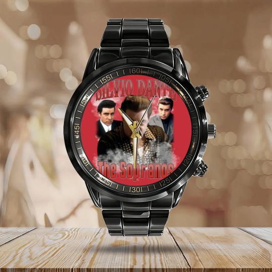 Discover Silvio Dante Calendar Steel Band Watch ,The Sopranos Homage Calendar Steel Band Watch