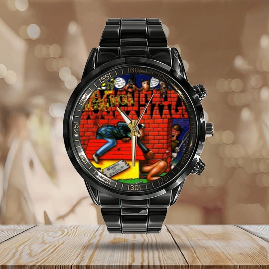 Discover Snoop dogg  Doggystyle Calendar Steel Band Watch
