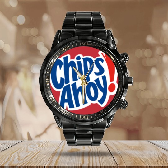 Discover Chips Ahoy Snack Calendar Steel Band Watch