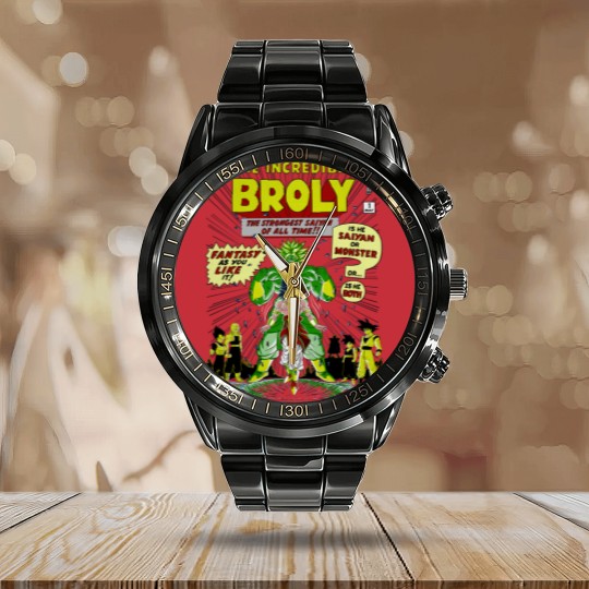 Discover The incredible Broly Calendar Steel Band Watch