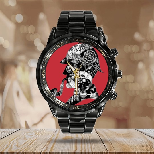 Discover Mr. Holmes Calendar Steel Band Watch