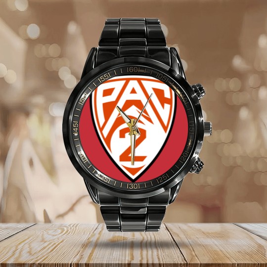 Discover Oregon State PAC 2 Logo Calendar Steel Band Watch