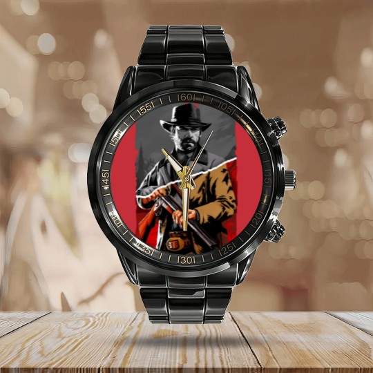 Discover Arthur Morgán Calendar Steel Band Watch