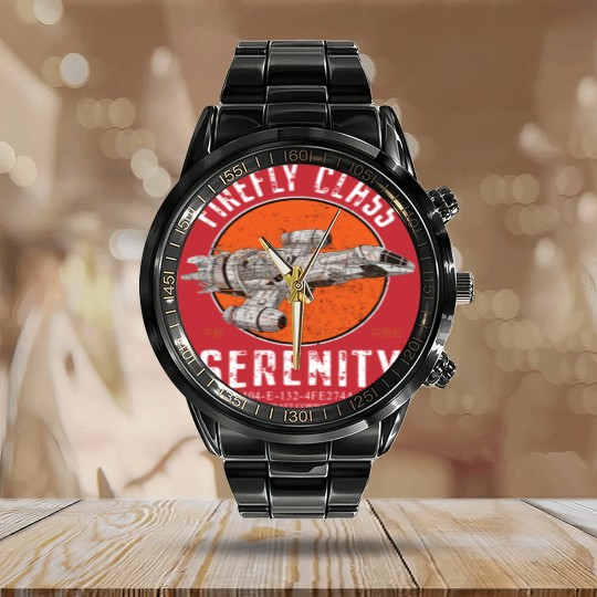 Discover firefly class serenity Calendar Steel Band Watch