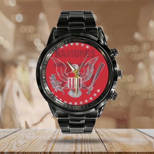 Discover Ramones , Classic Rock, Vintage, Vintage Calendar Steel Band Watch, Retro Vintage Calendar Steel Band Watch, Ramones, Vintage Rock