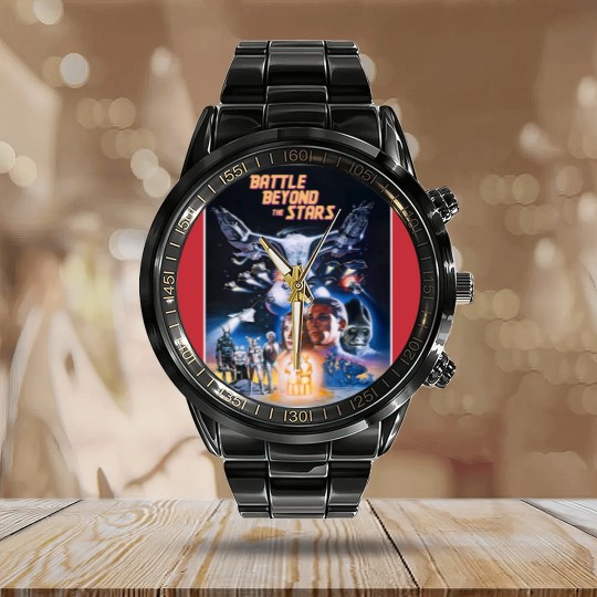 Discover Battle Beyond The Stars Calendar Steel Band Watch