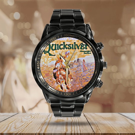 Discover quicksilver messenger service Calendar Steel Band Watch