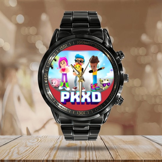 Discover New game,pk xd,kids game,pk xd for kids Calendar Steel Band Watch