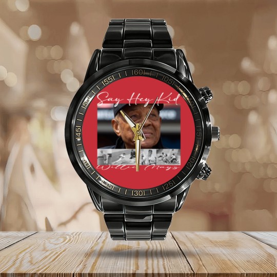 Discover Say Hey Kid - Willie Mays Calendar Steel Band Watch