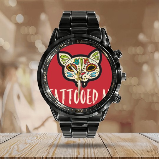 Discover Tattooed AF Calendar Steel Band Watch