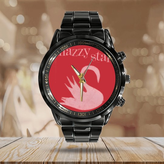Discover Vintage Mazzy Star Aesthetic Calendar Steel Band Watch
