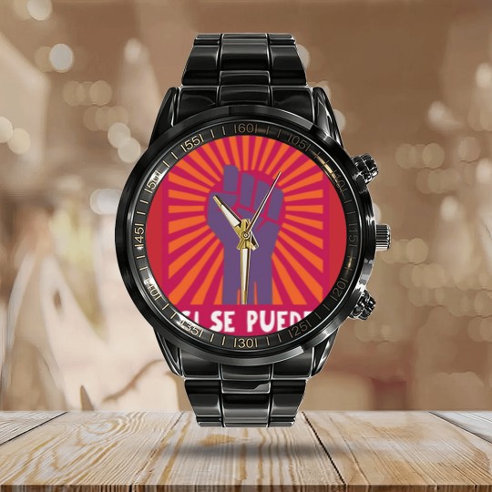 Discover si se puede Calendar Steel Band Watch