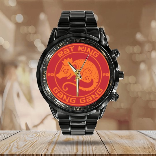 Discover Theo von merch year of the rat king Calendar Steel Band Watch