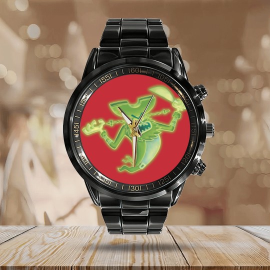 Discover Spongebobb Squarepants Neon Glowing Flying Dutchman Calendar Steel Band Watch