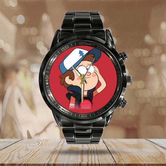 Discover Dipper Pines - Gravity Falls Calendar Steel Band Watch