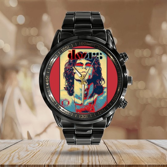 Discover The Doors Jim Morrison American Poet Rock Music Calendar Steel Band Watch