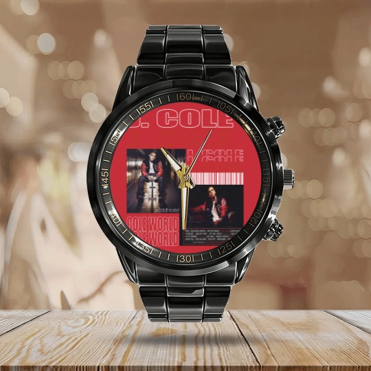 Discover J Cole Cole World Vintage Calendar Steel Band Watch, J Cole Calendar Steel Band Watch, Cole World Calendar Steel Band Watch, J Cole Merch
