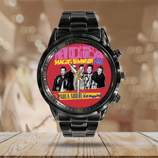 Discover NK on The Block The Magic Summer Tour 2024 Calendar Steel Band Watch