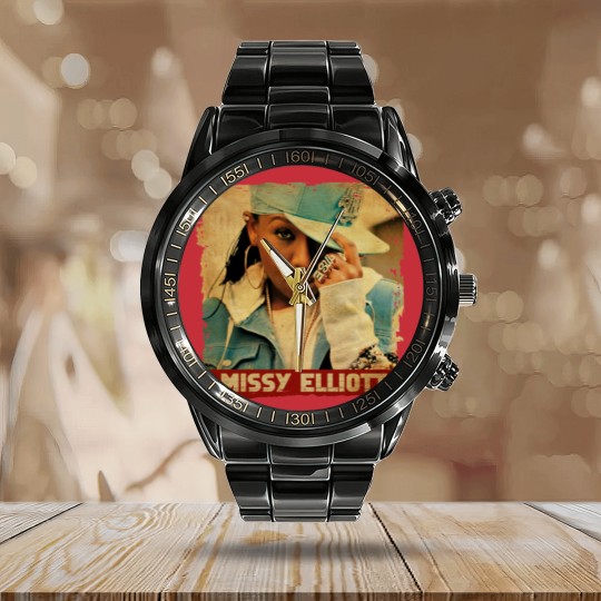Discover Retro Style  Missy Elliot Calendar Steel Band Watch