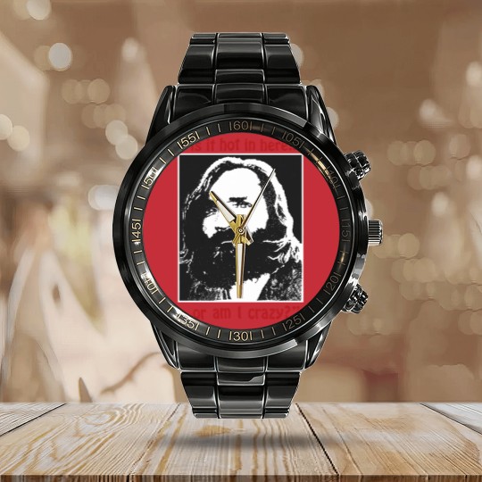 Discover New Rare Charles Manson Is It Hot In Here Serial Killer Calendar Steel Band Watch