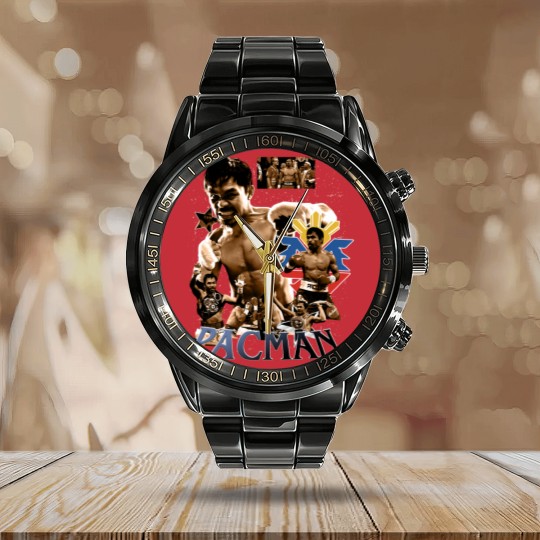 Discover Retro Manny Pacquiao Calendar Steel Band Watch, Manny Pacquiao  Vintage Calendar Steel Band Watch
